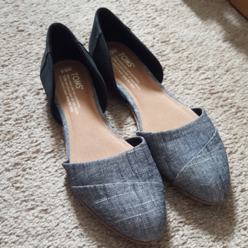 Toms Jutti D'orsay flats